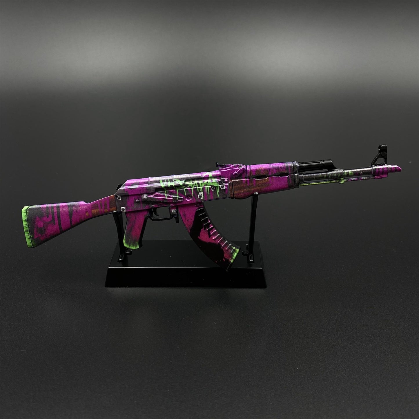 CSGO AK47 Hot Skin Neon Revolution Tiny Metal Gun Replica For Collection