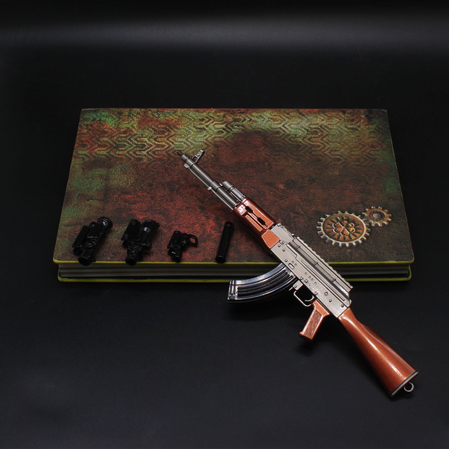 AK47 Miniature Metal AKM Gun17CM/6.7"