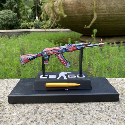 New CSGO Bloodsport AK47 Metal Miniature Tiny Gun