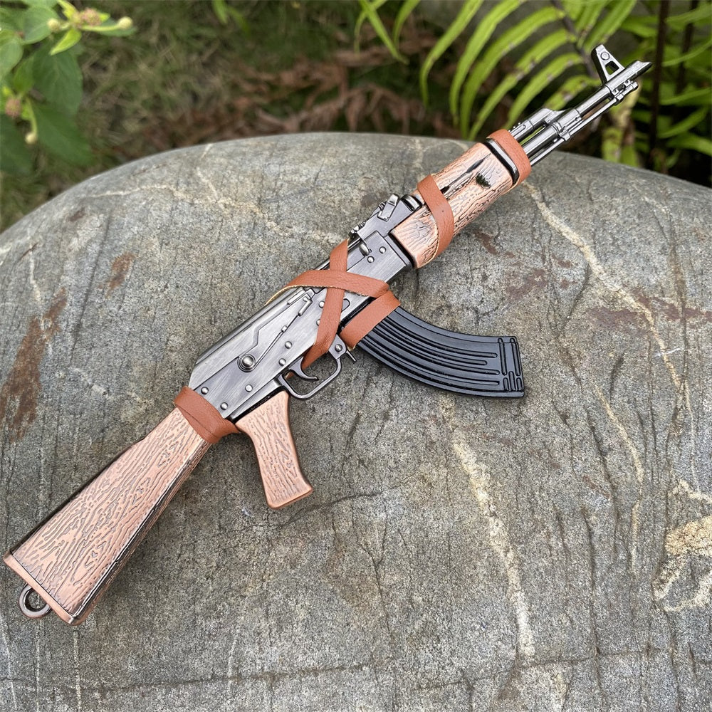 AK-47 Metal Miniature Avtomat Rifle 17.5CM/6.8"