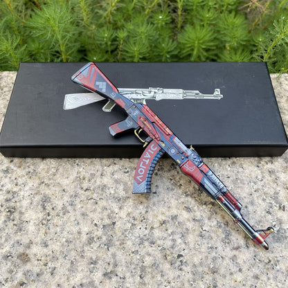 New CSGO Bloodsport AK47 Metal Miniature Tiny Gun