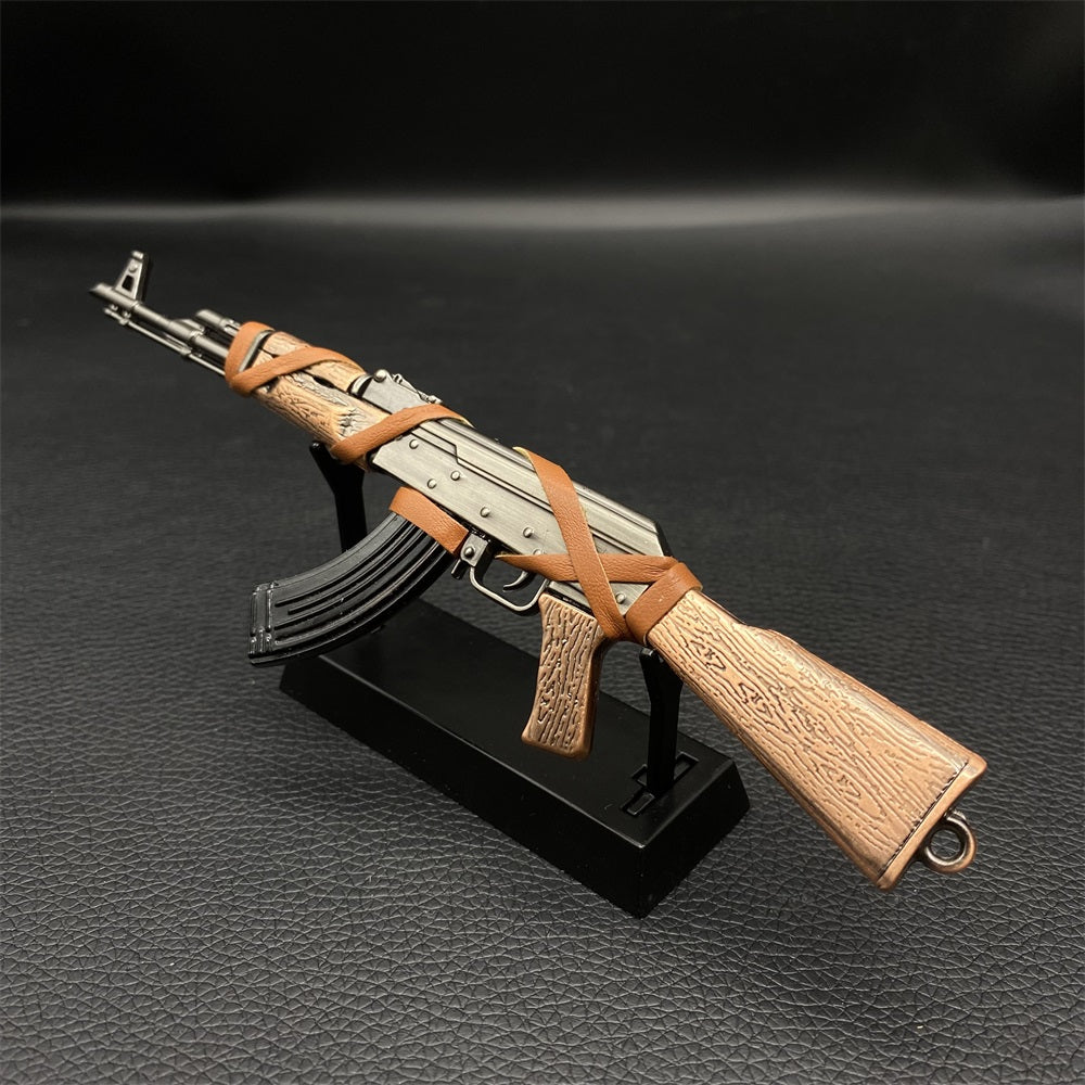 AK-47 Metal Miniature Avtomat Rifle 17.5CM/6.8"