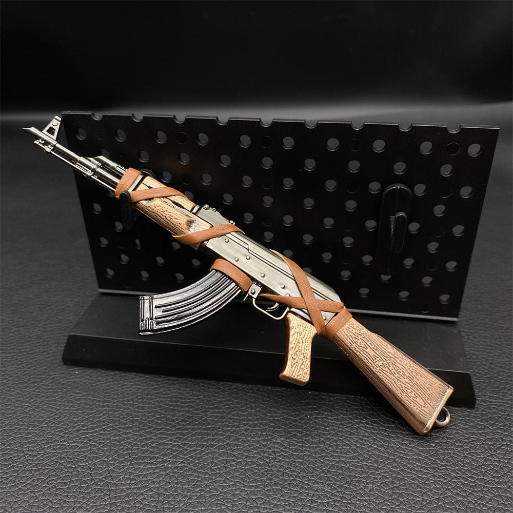 AK-47 Metal Miniature Avtomat Rifle 17.5CM/6.8"
