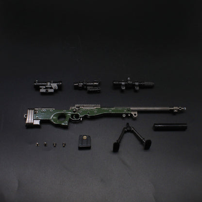 AWM Metal Miniature AWP Sniper Rifle Replica Gun 24.5CM/9.6"