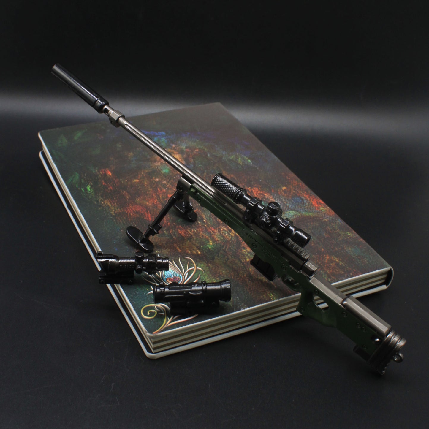 AWM Metal Miniature AWP Sniper Rifle Replica Gun 24.5CM/9.6"