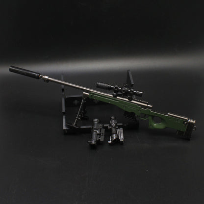 AWM Metal Miniature AWP Sniper Rifle Replica Gun 24.5CM/9.6"