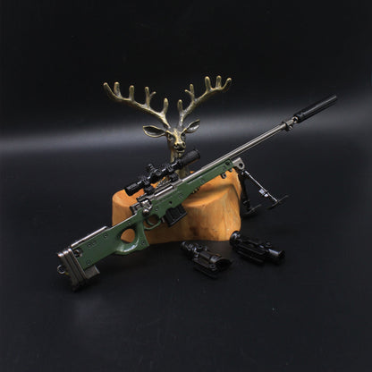 AWM Metal Miniature AWP Sniper Rifle Replica Gun 24.5CM/9.6"