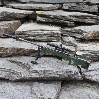 AWM Metal Miniature AWP Sniper Rifle Replica Gun 24.5CM/9.6"