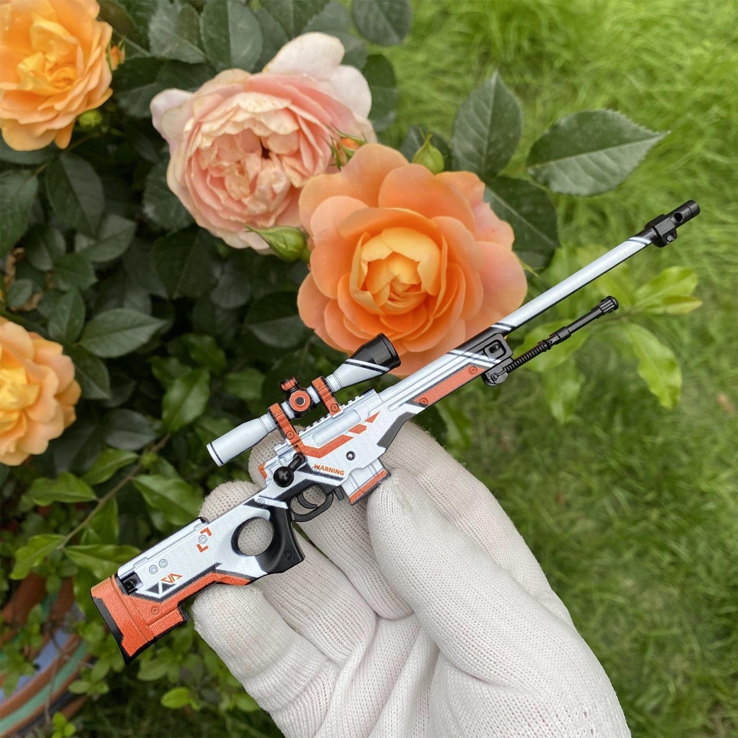 Metal Tiny CSGO Hot Skin AWP Asiimov Miniature For Collection