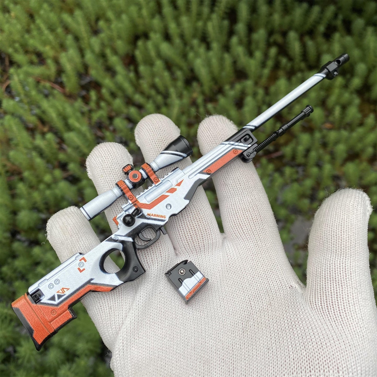 Metal Tiny CSGO Hot Skin AWP Asiimov Miniature For Collection