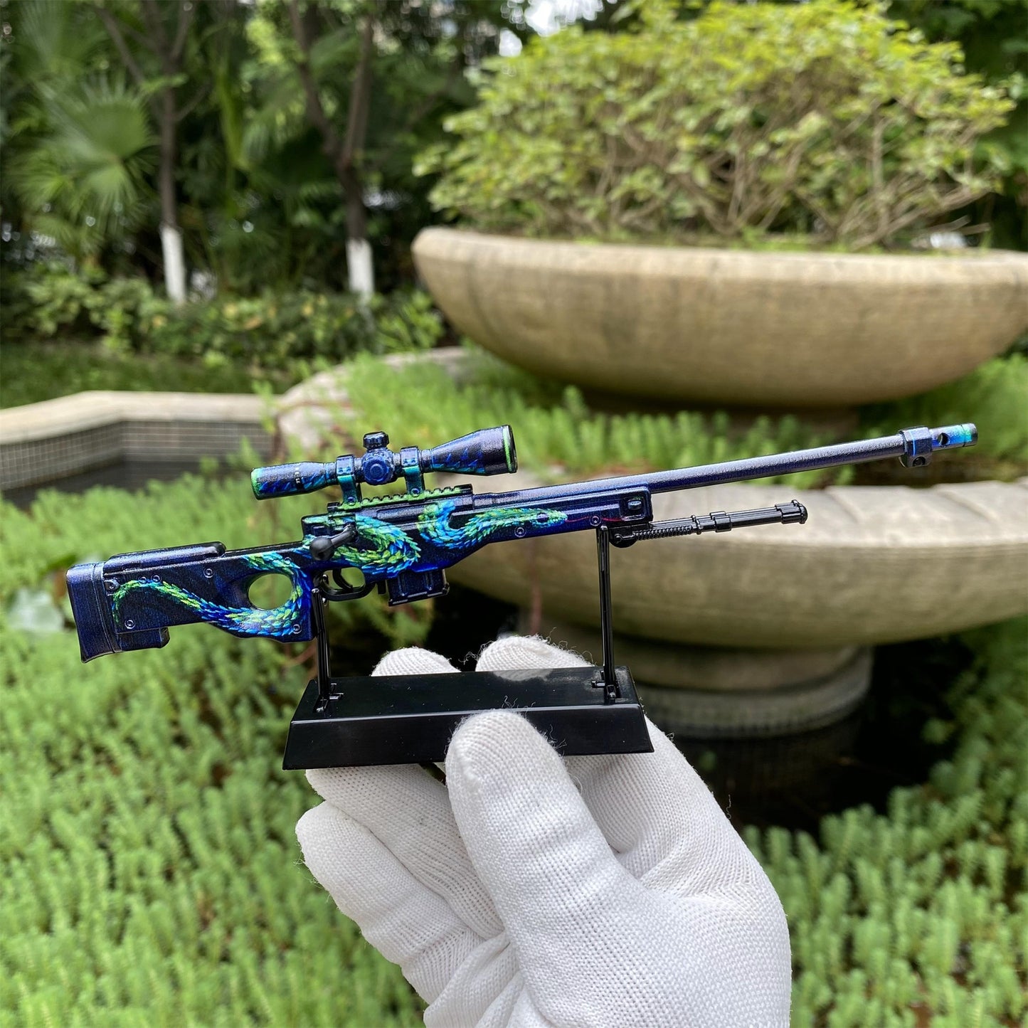 Metal Tiny CSGO AWP Atheris Miniature For Collection