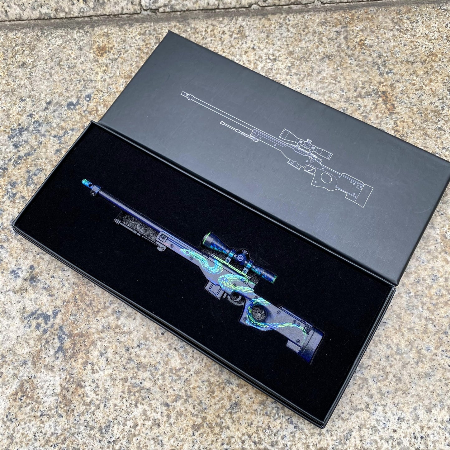 Metal Tiny CSGO AWP Atheris Miniature For Collection
