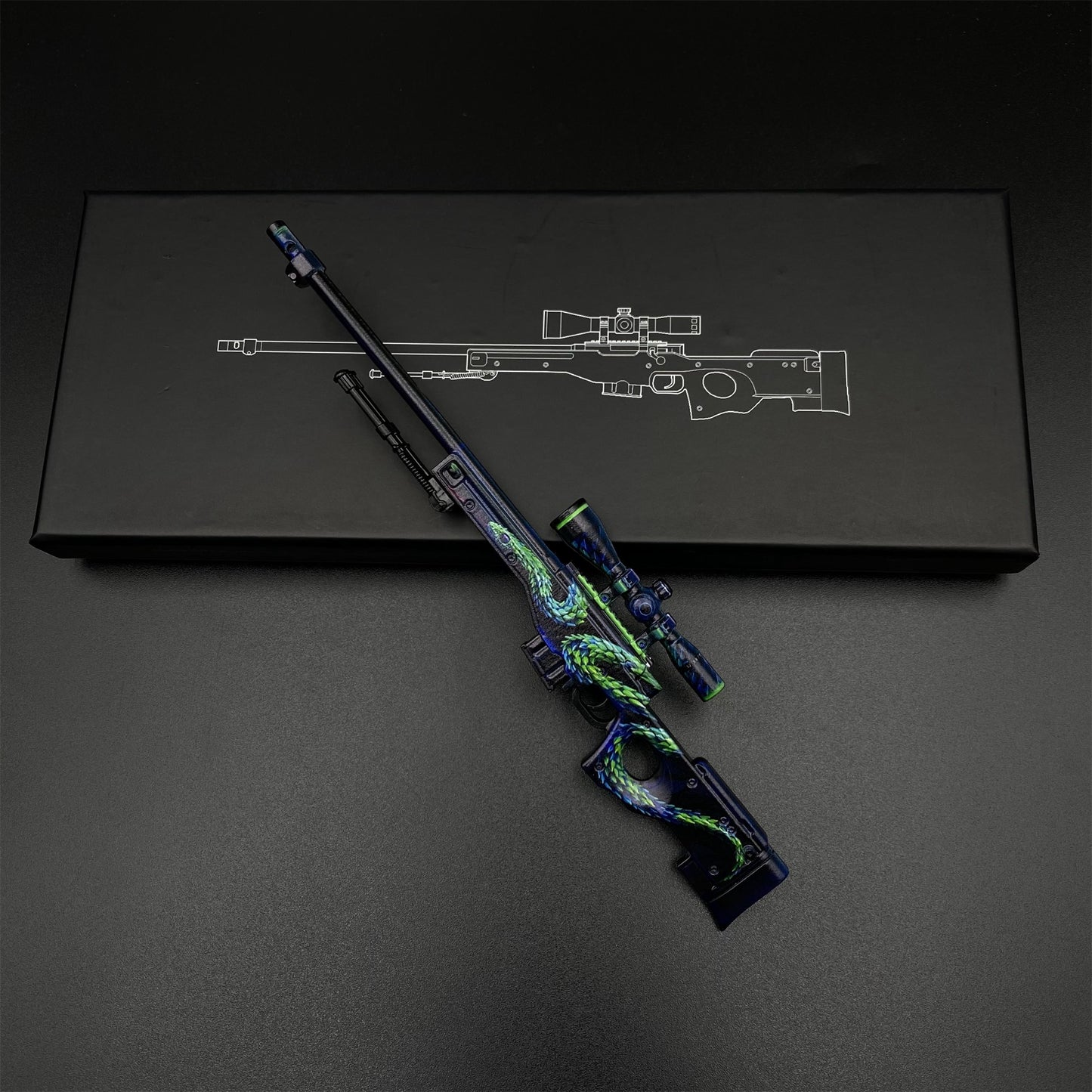 Metal Tiny CSGO AWP Atheris Miniature For Collection