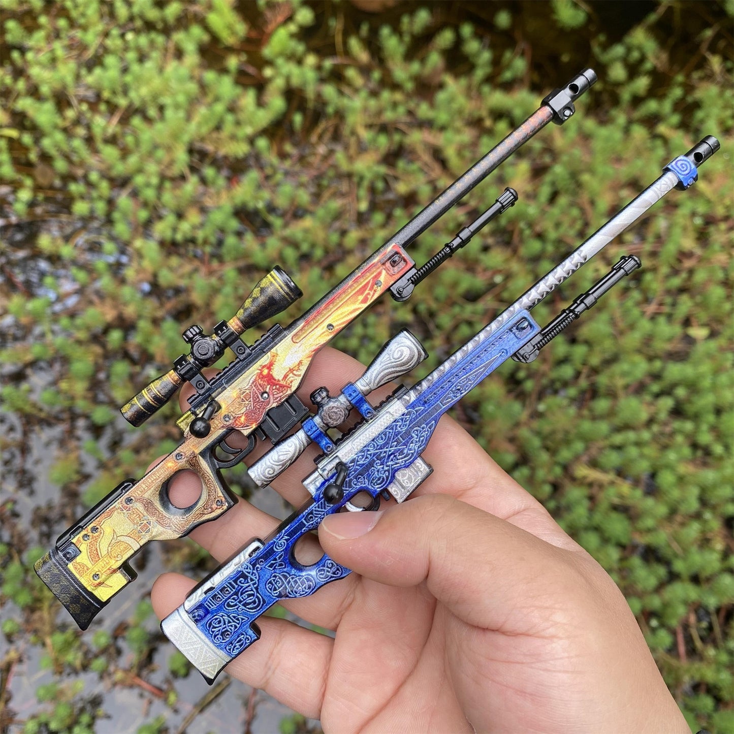 Metal CS Dragon Lore & Gungnir AWP Miniature
