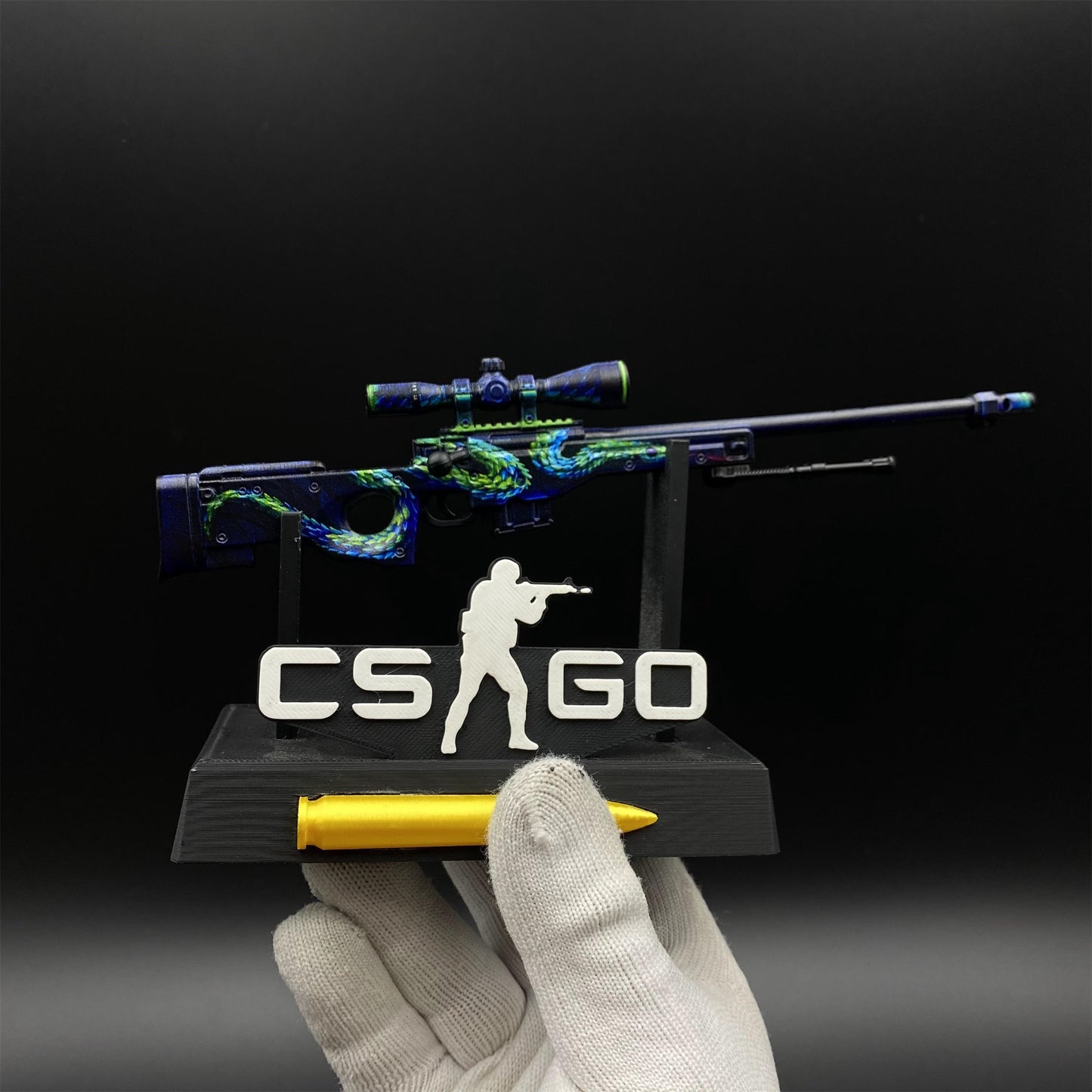 CSGO Hot Skin AWP Miniature Printstream Oni Taiji Asiimov Lore Gungnir Atheris Tiny Gun