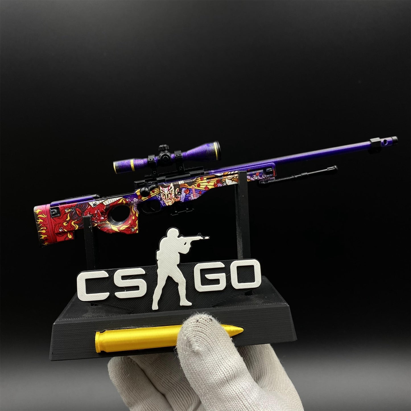CSGO Hot Skin AWP Miniature Printstream Oni Taiji Asiimov Lore Gungnir Atheris Tiny Gun