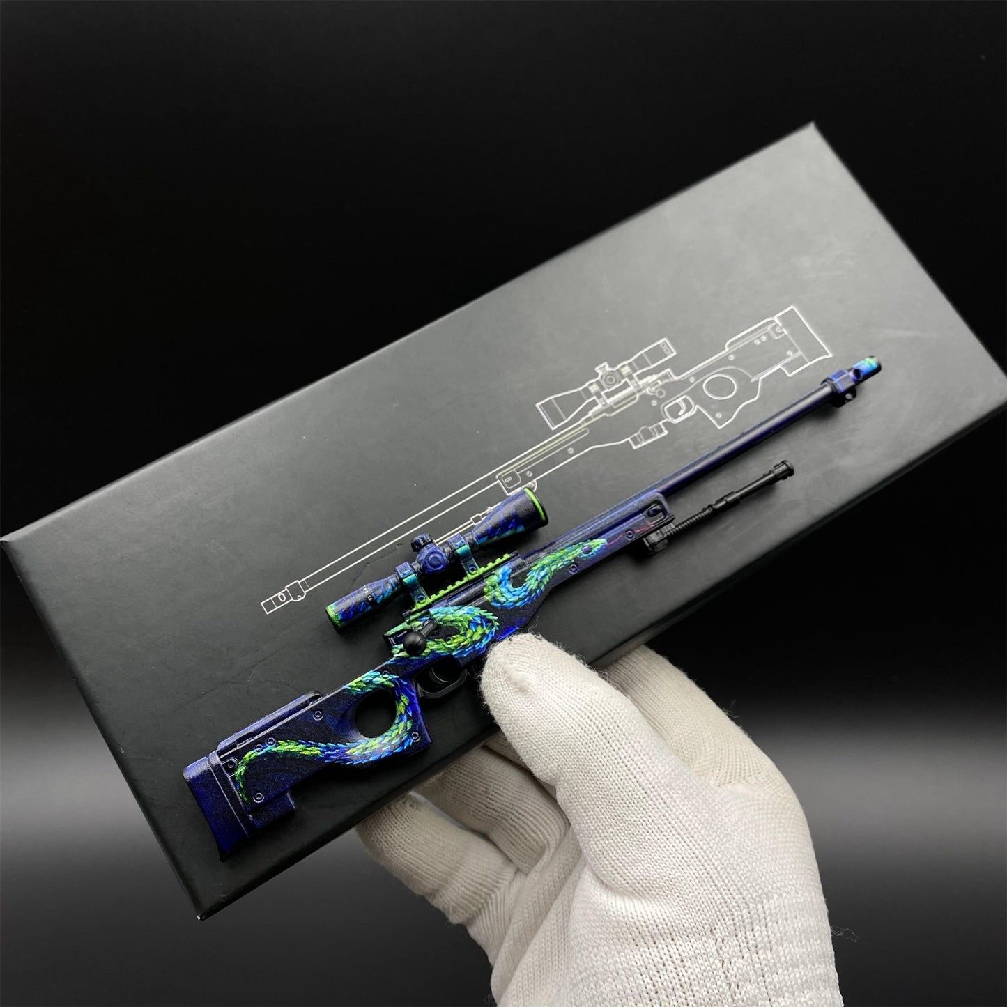 CSGO Hot Skin AWP Miniature Printstream Oni Taiji Asiimov Lore Gungnir Atheris Tiny Gun