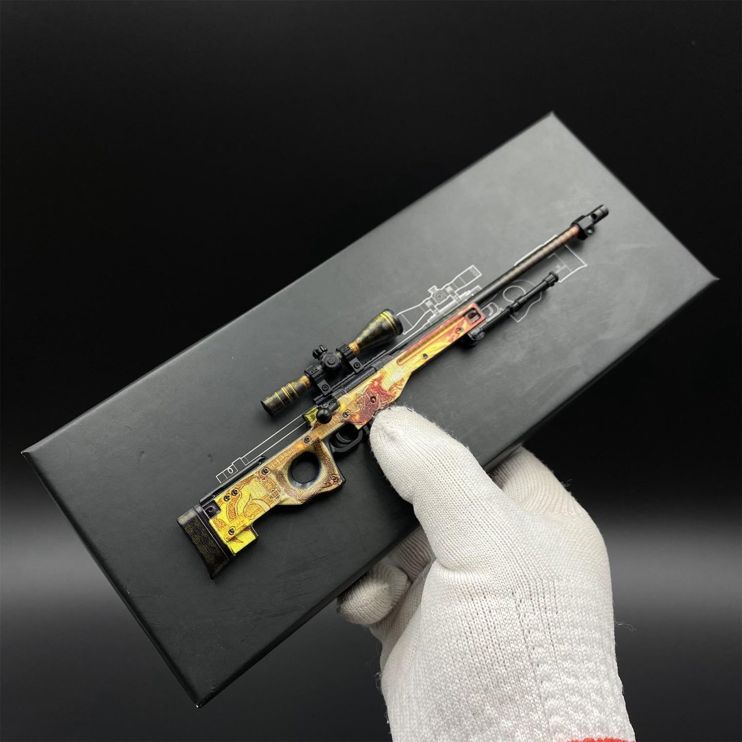 CSGO Hot Skin AWP Miniature Printstream Oni Taiji Asiimov Lore Gungnir Atheris Tiny Gun