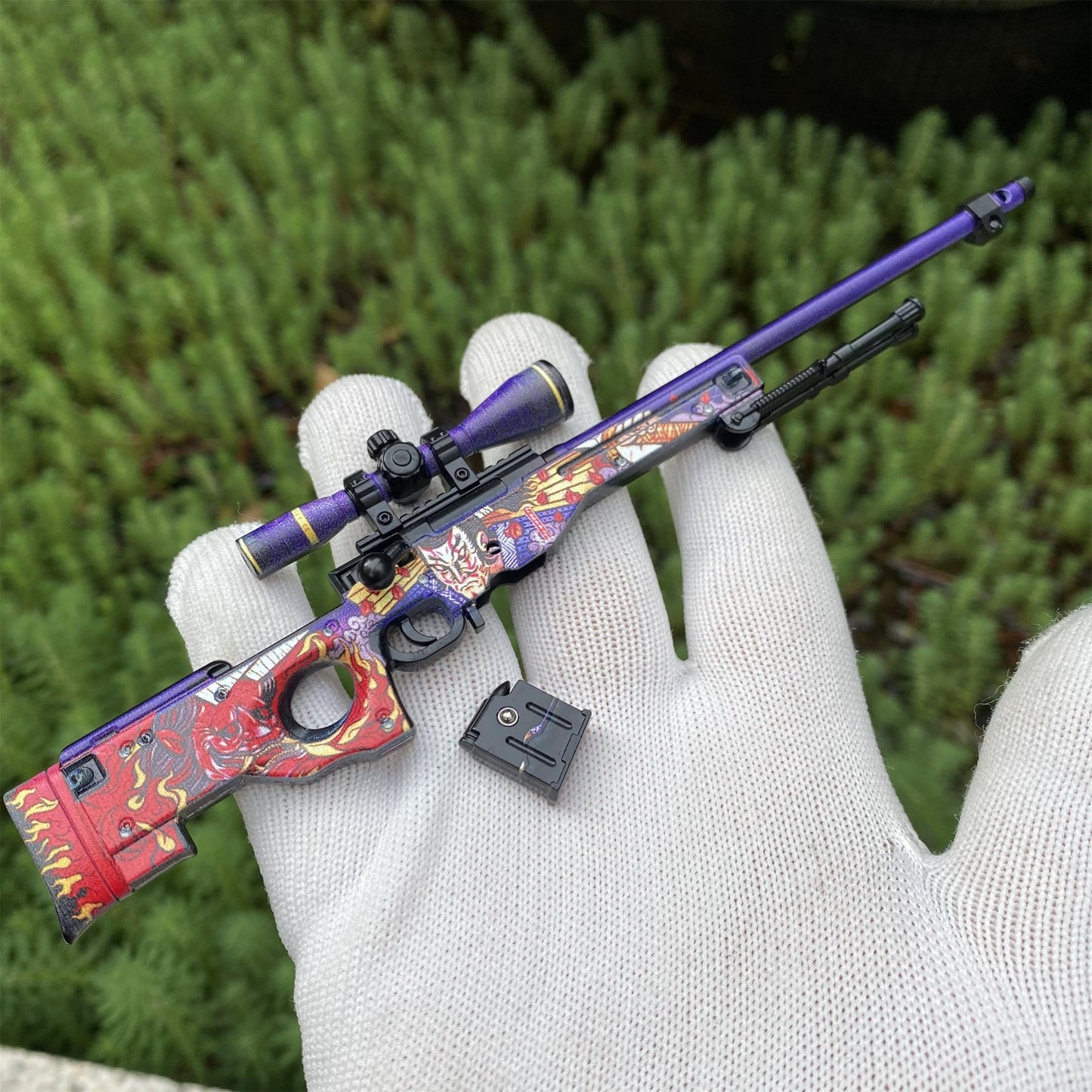 Metal Tiny CSGO AWP Oni Taiji Miniature For Collection