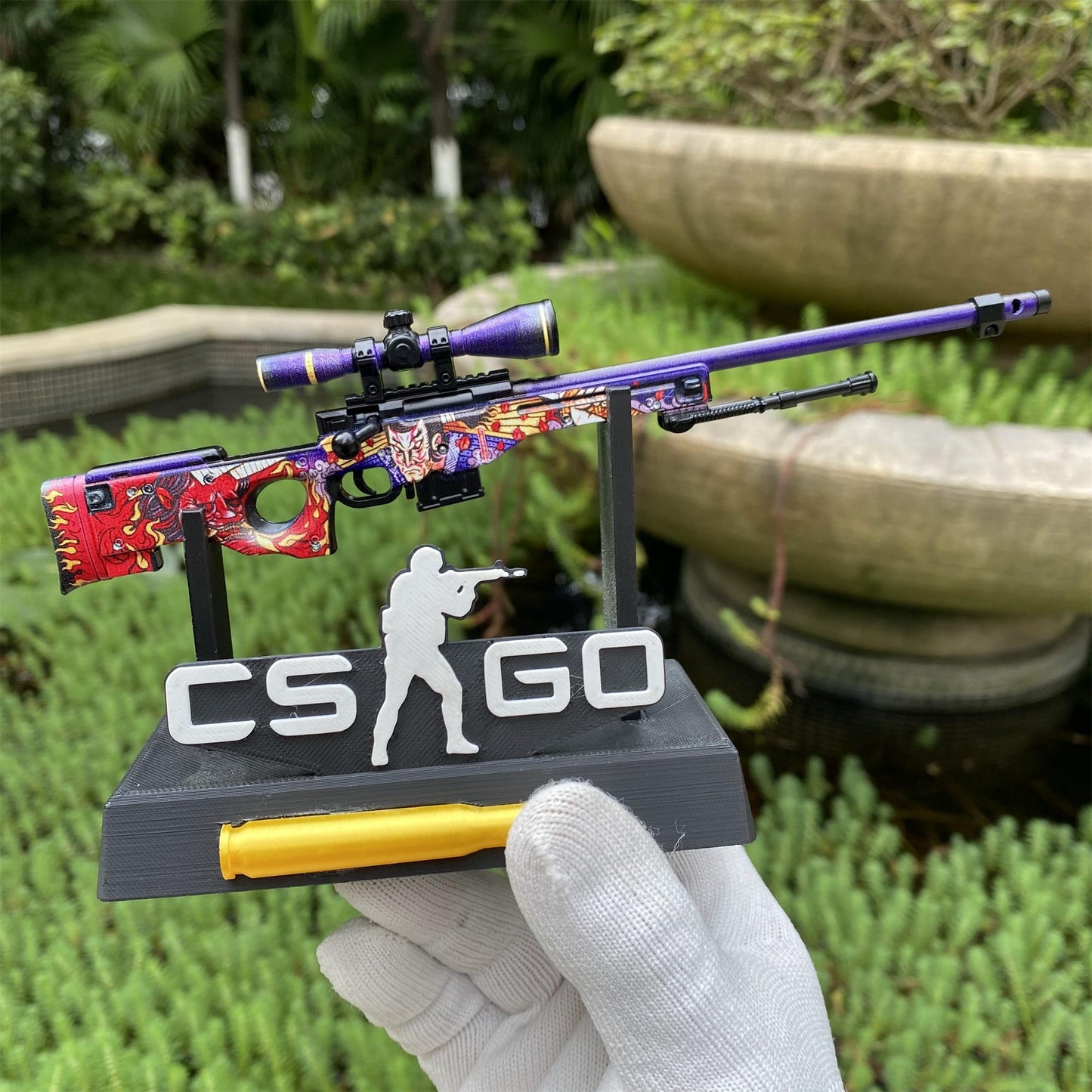 Metal Tiny CSGO AWP Oni Taiji Miniature For Collection