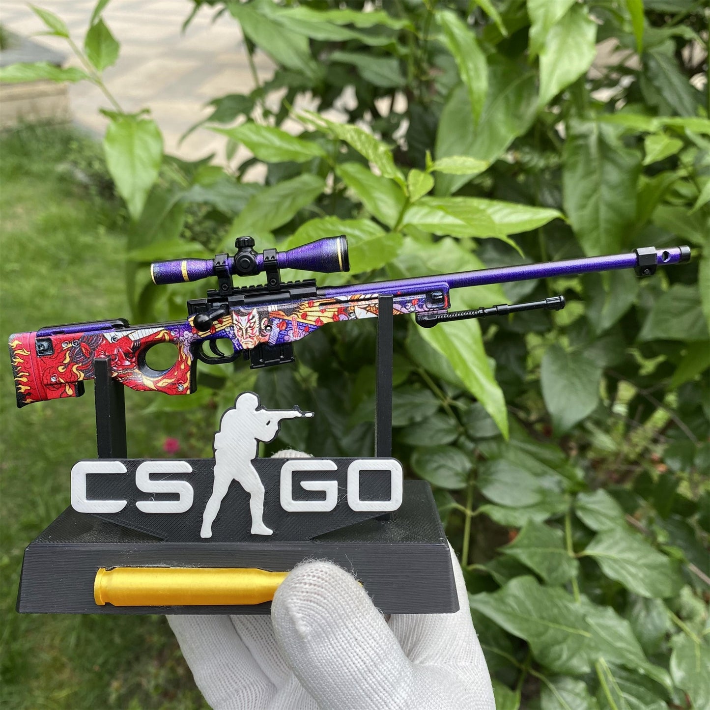 Metal Tiny CSGO AWP Oni Taiji Miniature For Collection