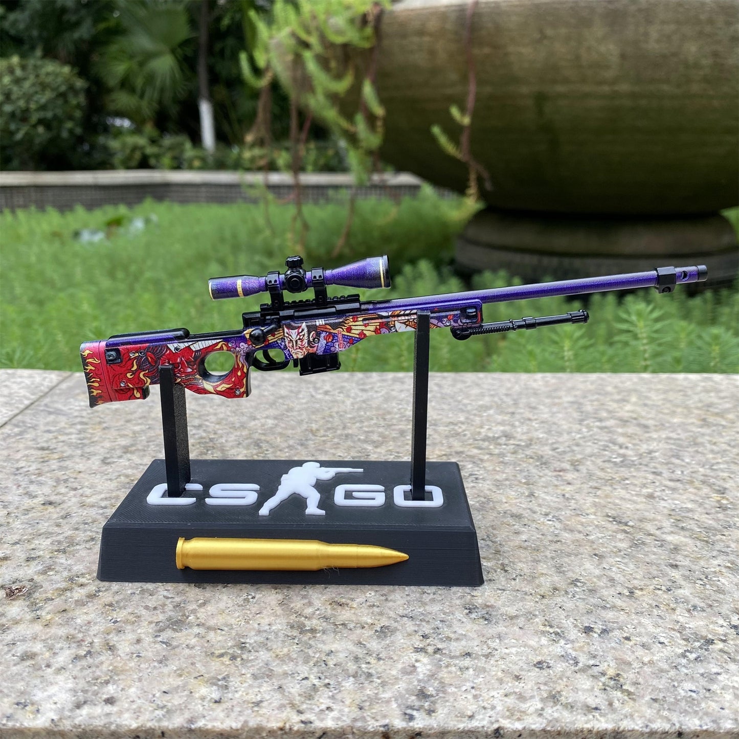 Metal Tiny CSGO AWP Oni Taiji Miniature For Collection