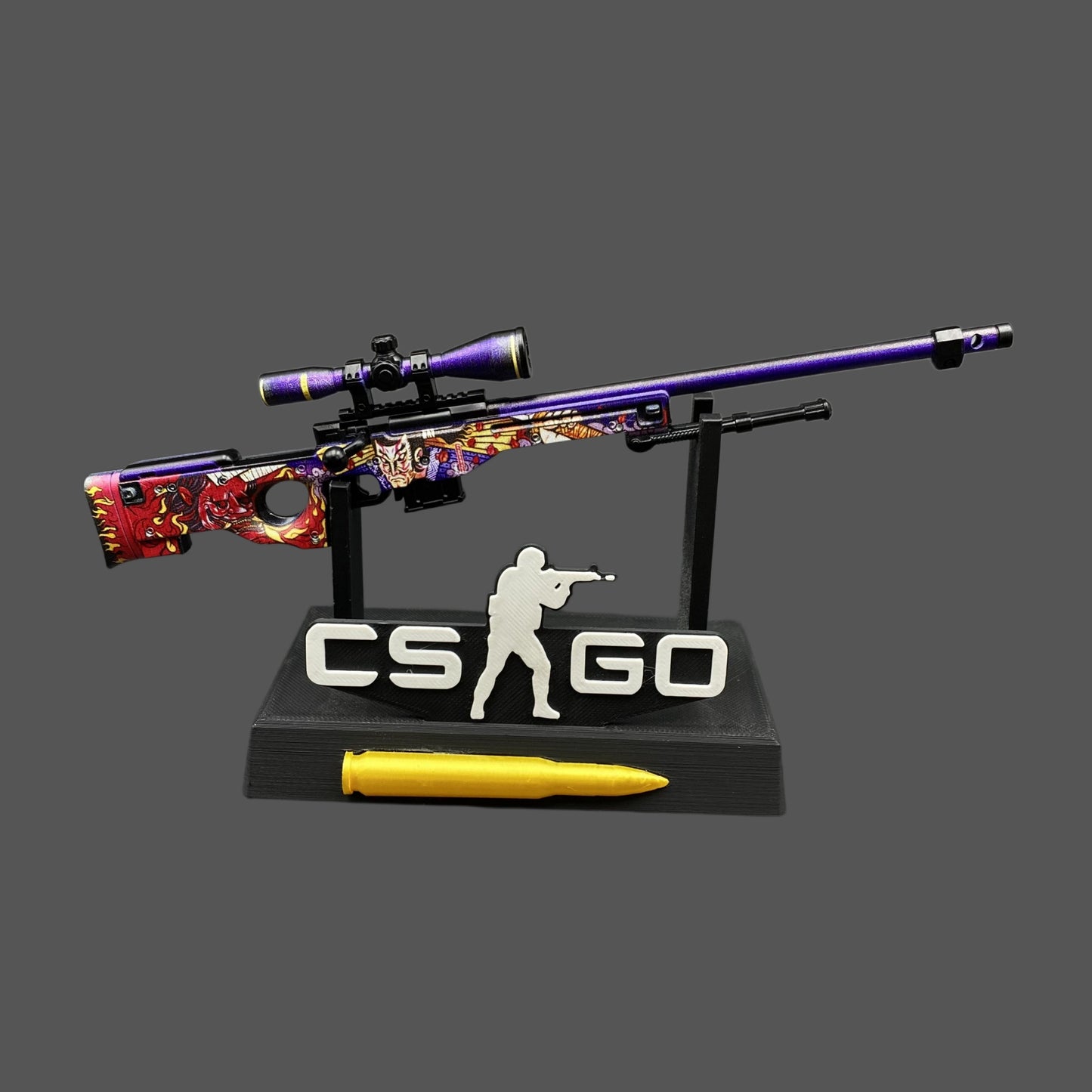 Metal Tiny CSGO AWP Oni Taiji Miniature For Collection