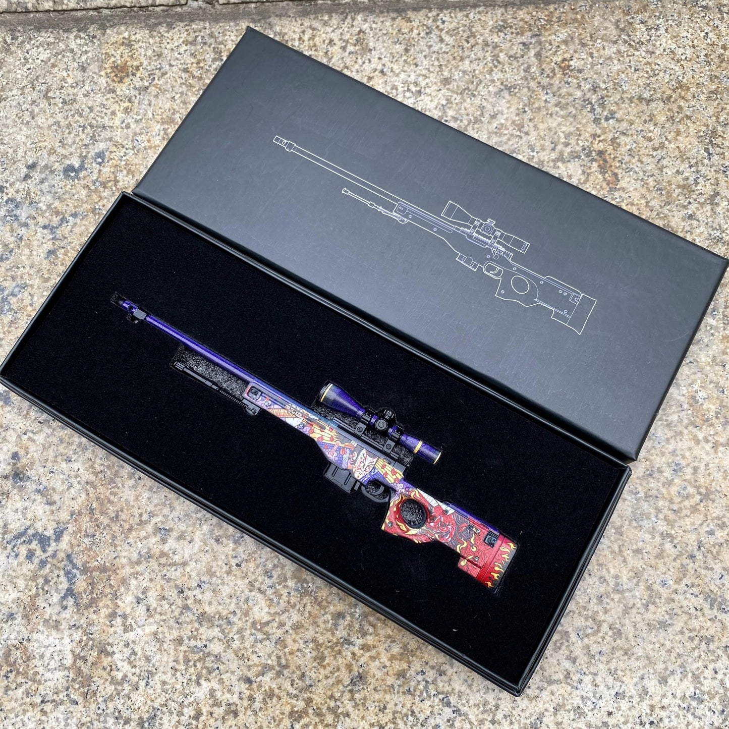 Metal Tiny CSGO AWP Oni Taiji Miniature For Collection