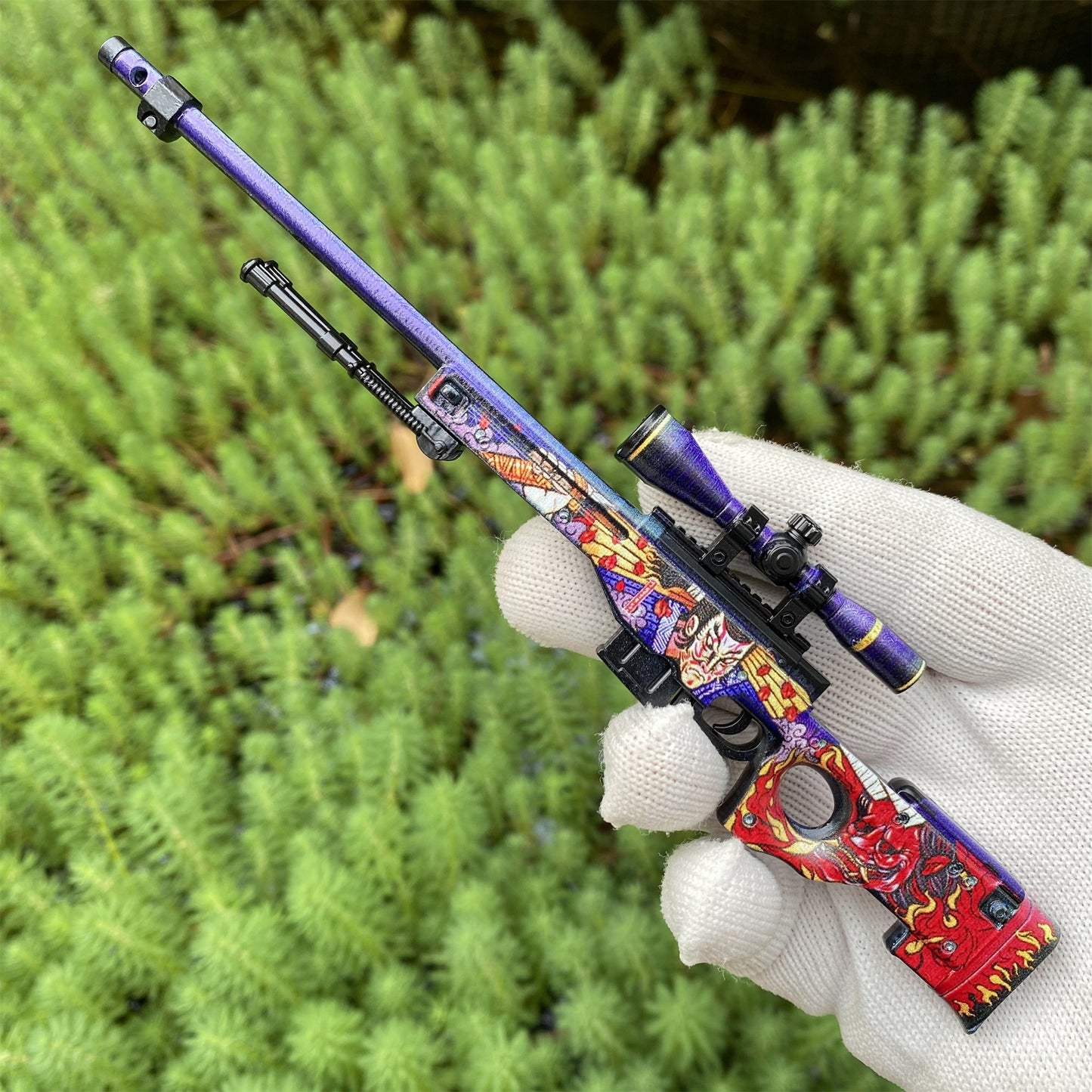 Metal Tiny CSGO AWP Oni Taiji Miniature For Collection