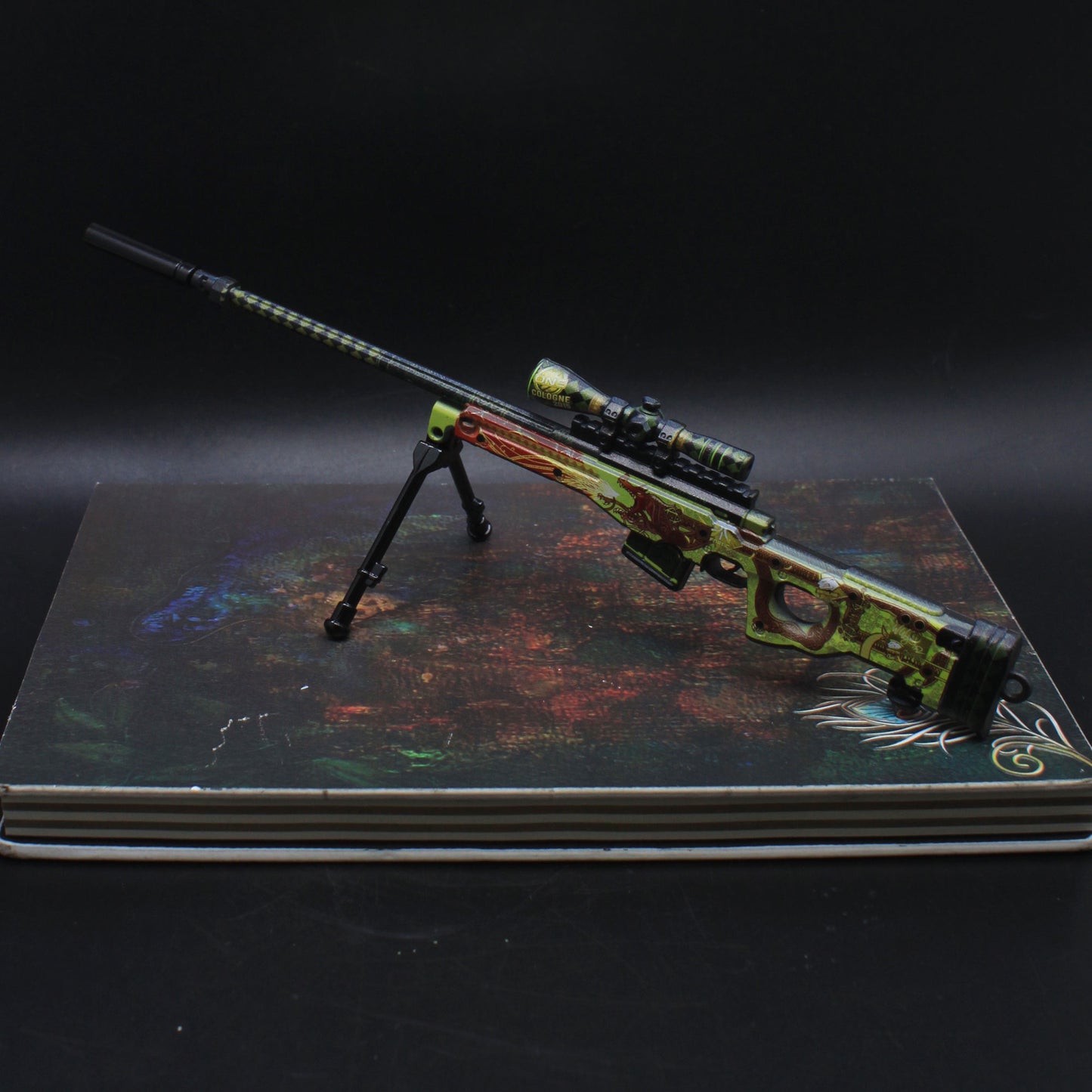 Dragon Lore AWP Miniature Metal Sniper Rifle