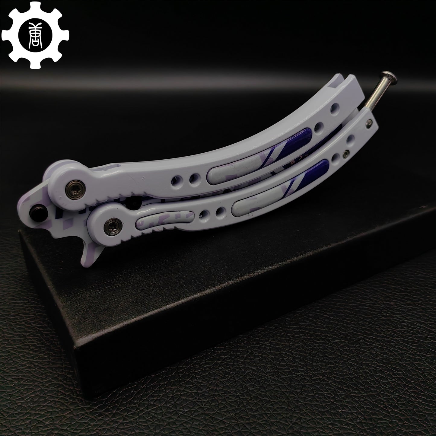 Akihabara Accept Balisong Metal Butterfly Knife Game Prop 