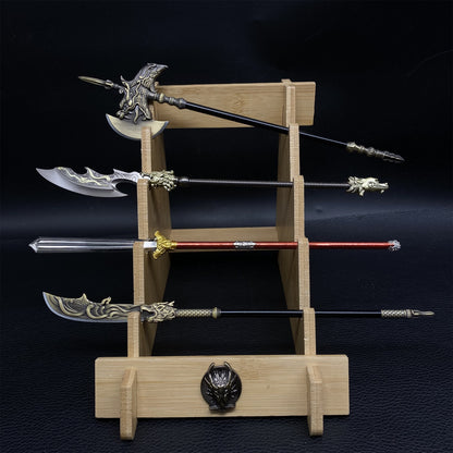Ancient Cold Weapon Model Metal Replica 4 In 1 Pack