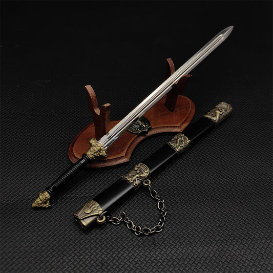Ancient Chinese Hero KunWu Sword Art For Collection