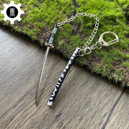 Japanese Anime Katana Tiny Metal Keychains