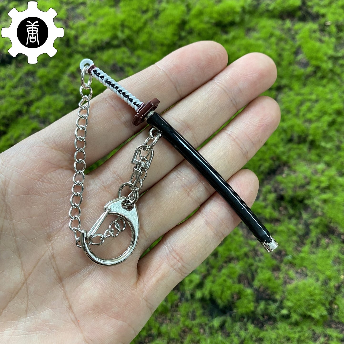 Japanese Anime Katana Tiny Metal Keychains