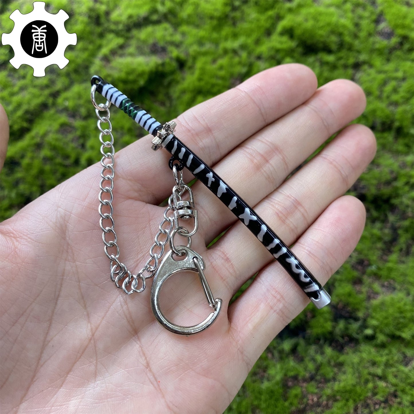 Japanese Anime Katana Tiny Metal Keychains