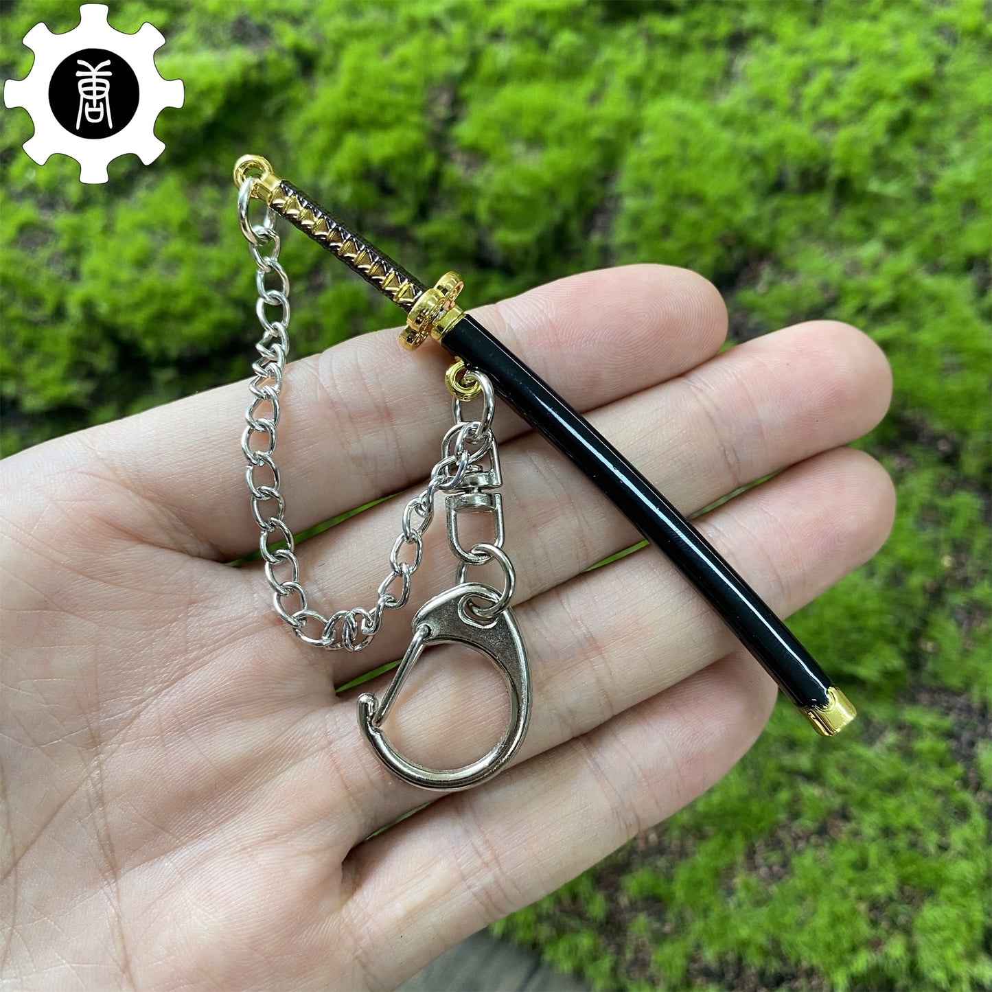Japanese Anime Katana Tiny Metal Keychains