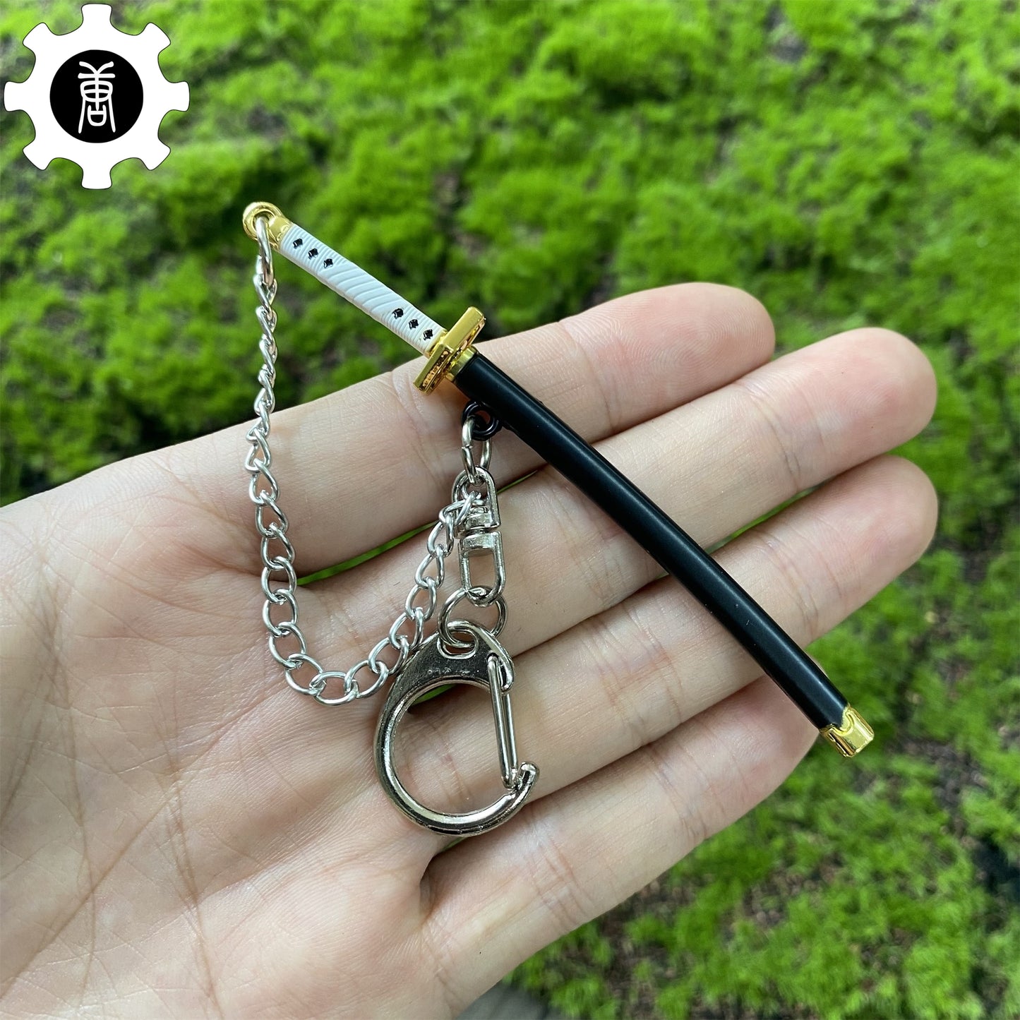 Japanese Anime Katana Tiny Metal Keychains