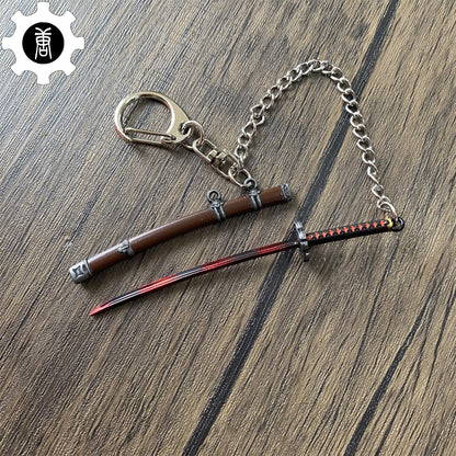 Japanese Anime katana Metal keychain 3 In 1 Pack
