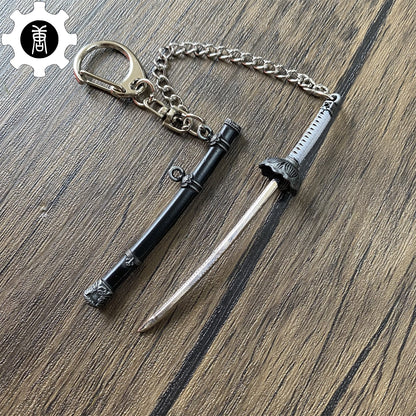 Japanese Anime katana Metal keychain 3 In 1 Pack
