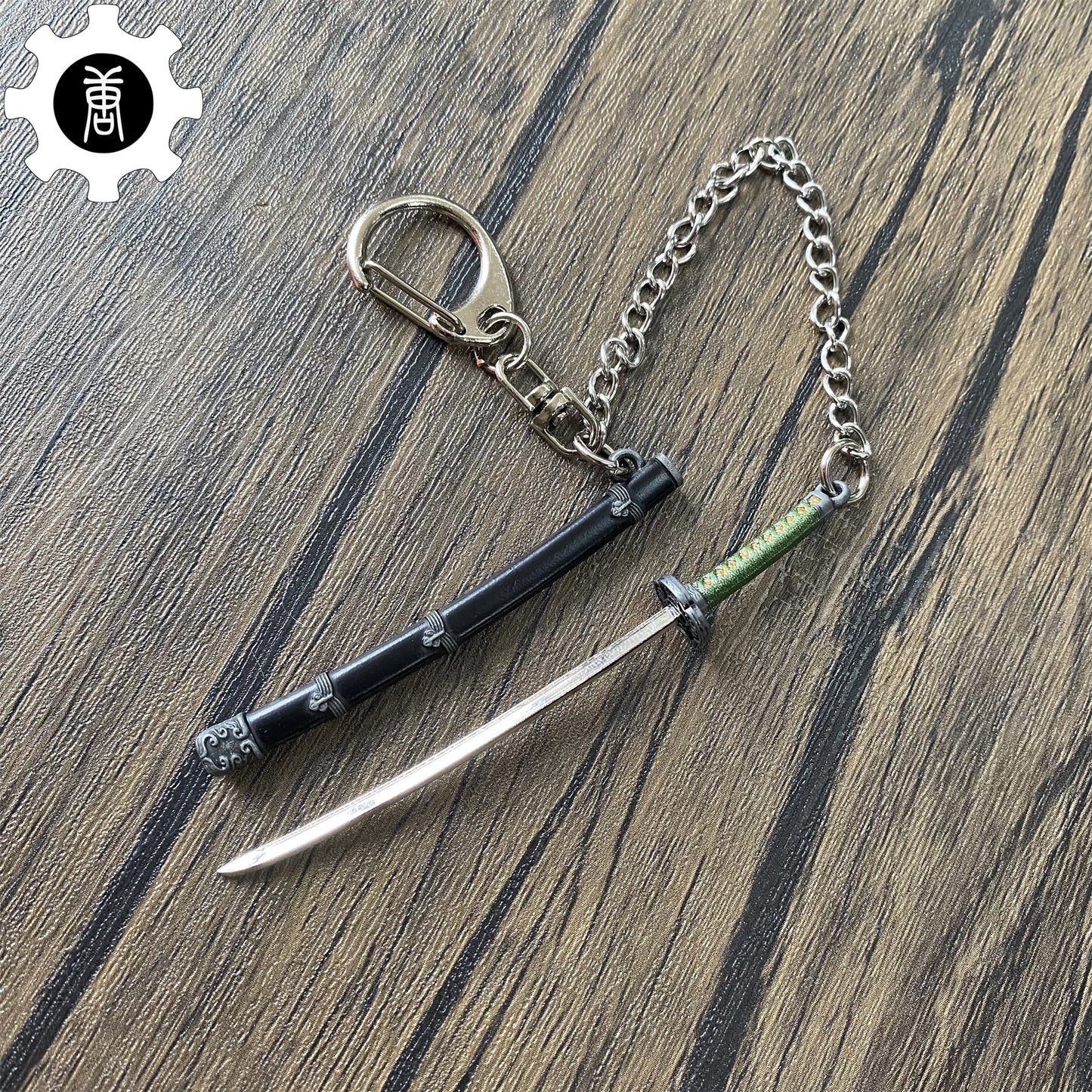 Japanese Anime katana Metal keychain 3 In 1 Pack