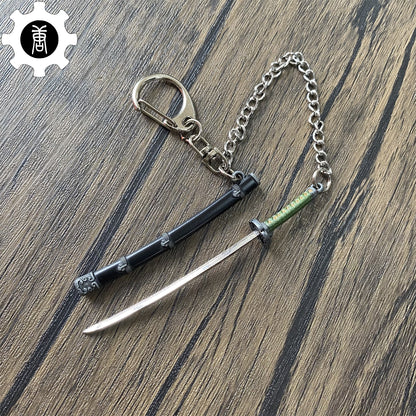 Japanese Anime katana Metal keychain 3 In 1 Pack