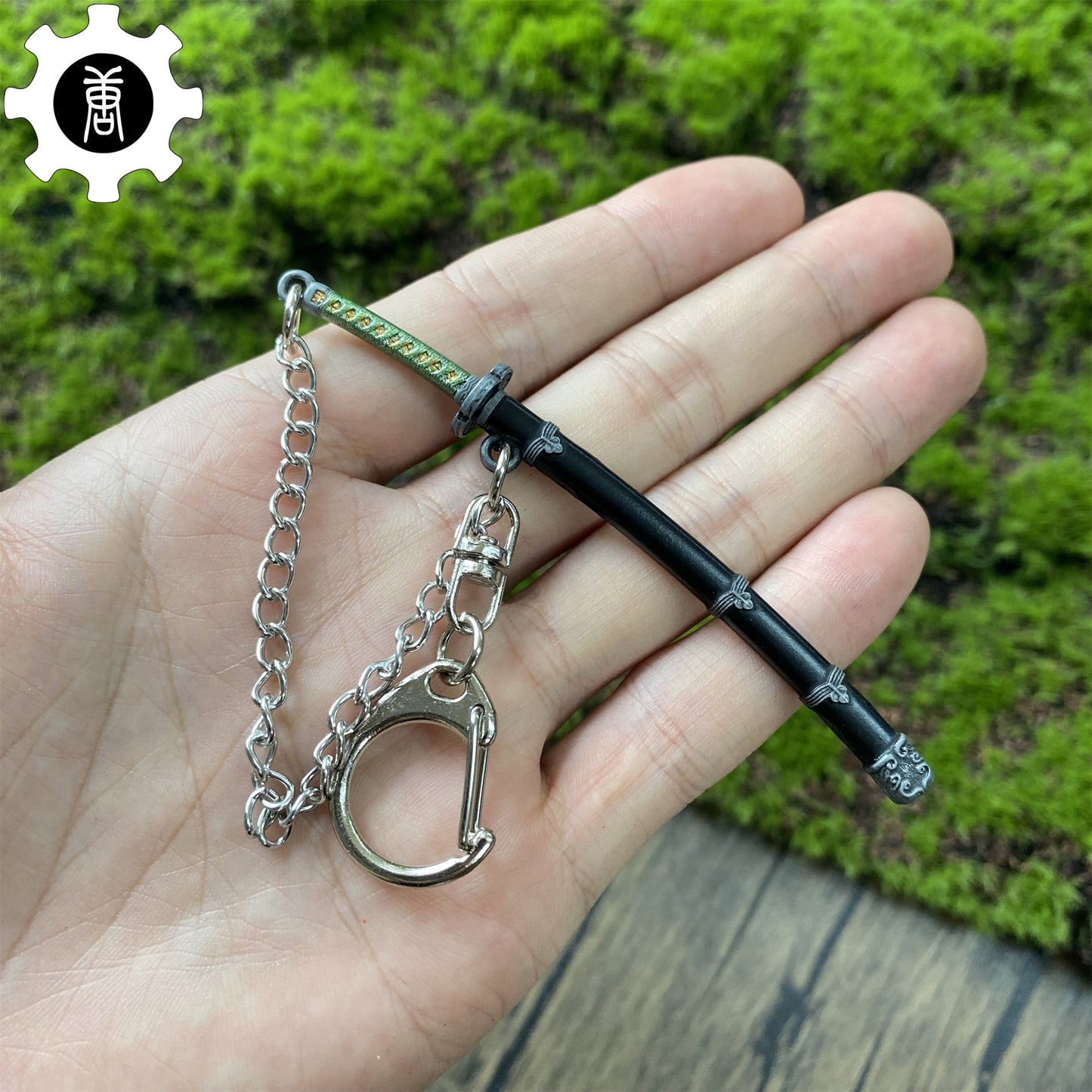 Japanese Anime katana Metal keychain 3 In 1 Pack
