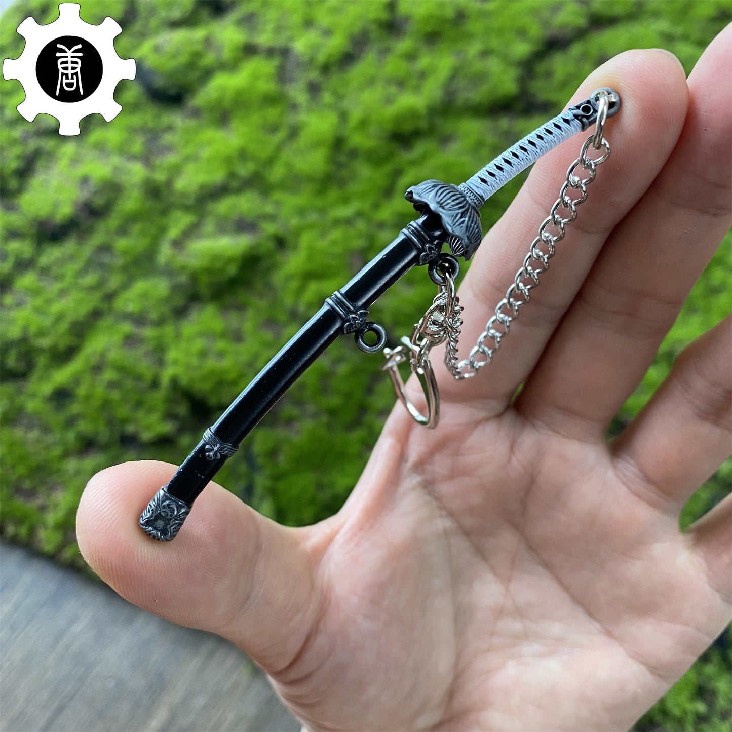 Japanese Anime katana Metal keychain 3 In 1 Pack