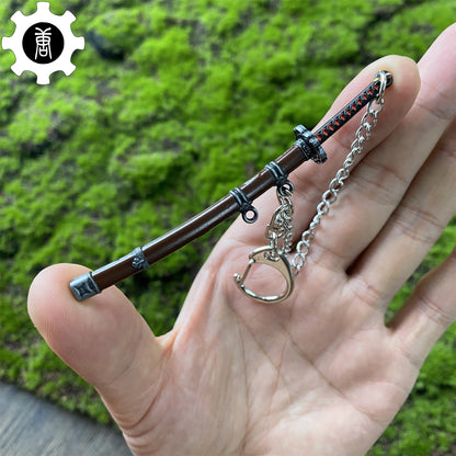 Japanese Anime katana Metal keychain 3 In 1 Pack