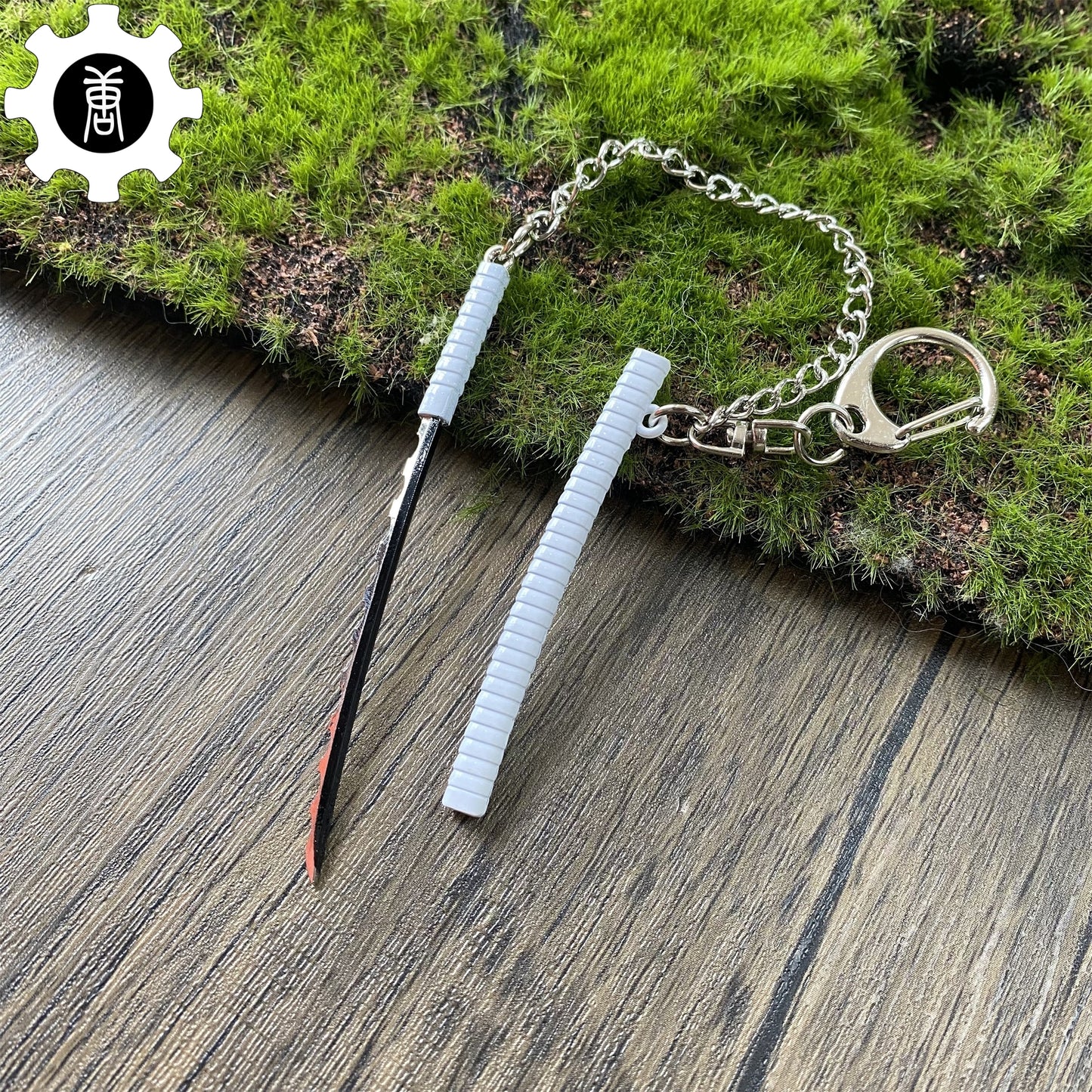 Japanese Anime Katana Tiny Metal Keychains
