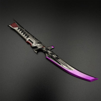 Metal Dual Katana Deadly Duet Replica - Dull Blade Miniature