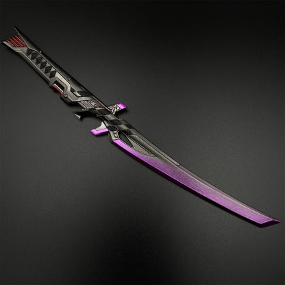 Metal Dual Katana Deadly Duet Replica - Dull Blade Miniature