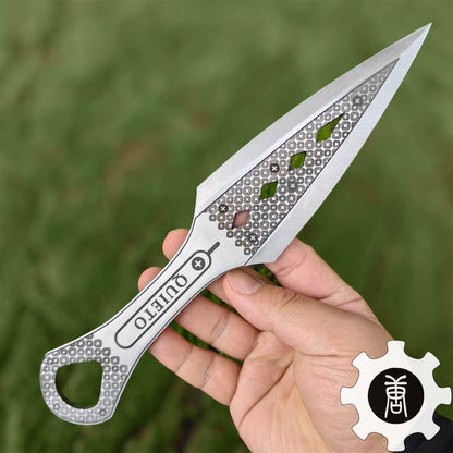Hand-Forged Steel Wraith Heirloom Kunai Blunt Blade Replica
