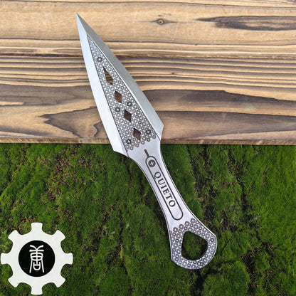 Hand-Forged Steel Wraith Heirloom Kunai Blunt Blade Replica
